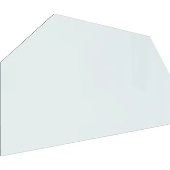 Šestiúhelníková skleněná deska pod kamna 324141 100 x 50 cm