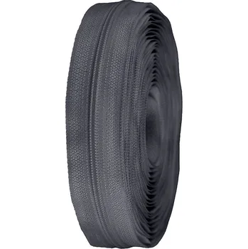 Zip spirálový No 3 metráž pro jezdce typu ASIC, barva 321 modrošedá tm.