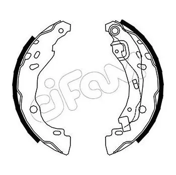 Auto-moto Sada brzdových čelistí CIFAM 153-359