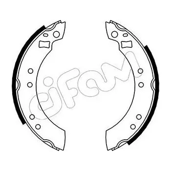 Auto-moto Sada brzdových čelistí CIFAM 153-103