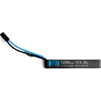 Baterie pro airsoftovou zbraň Li-pol Baterie TITAN 11.1V, 1200mAh (25C), Tamiya - Stick