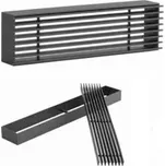 Karl LINES ventilační mřížka, 350 x 100mm - černá