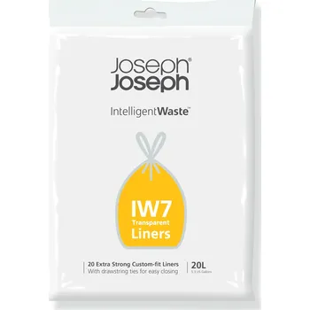 Odpadkový koš JOSEPH JOSEPH Sáčky na odpadky IW7 Transparent 20L/20ks 30119
