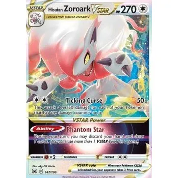 Karetní hra Pokémon LOR 147/196 Hisuian Zoroark VSTAR - Lost Origin