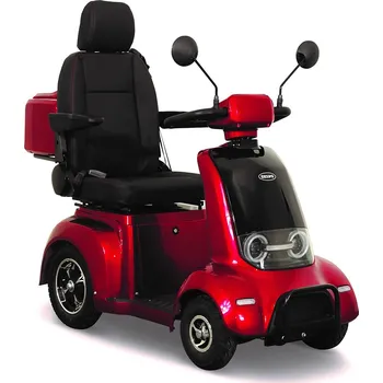 Elektrický invalidní skútr Čtyřkolový elektrický seniorský a invalidní vozík s košem Selvo 4810Li