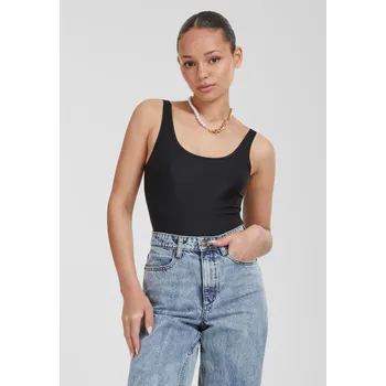 Body Dámské lesklé Rib Body černé Urban Classics černá 2538331