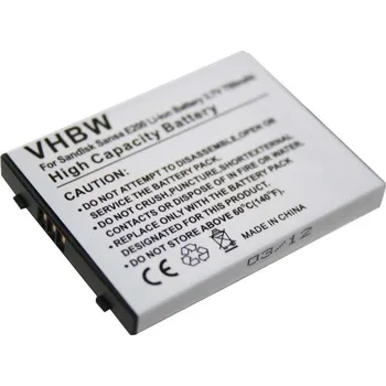 Audio kabel VHBW Baterie pro Sandisk Sansa E200 / E250 / E280, 750 mAh