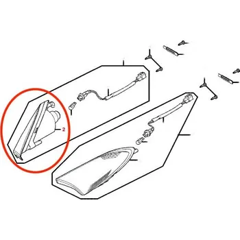 Osvětlení pro motocykl Kymco Blinkr Xciting PP MA3564