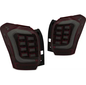 Zadní světlomet TUNING-TEC Zadní světla Subaru Forester IV 13-18 LED BAR červené/kouřové