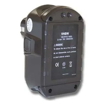 VHBW Baterie pro Ryobi BPL-1815 / BPL-1820, 18 V, 3.0 Ah
