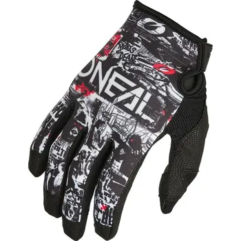 Cyklistické rukavice Rukavice - O´NEAL Mayhem ATTACK 2025 - černá/bílá L