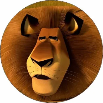 Jedlá dekorace na dort Jedlý papír lev Alex 19,5 cm