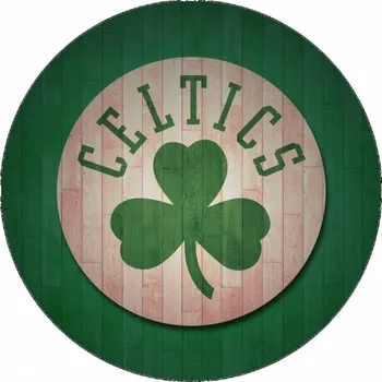 Jedlá dekorace na dort Jedlý papír Celtics logo 19,5 cm