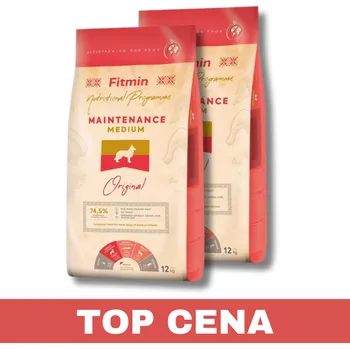 Krmivo pro psa Fitmin dog medium maintenance - 2x 12 kg + Dárek k objednávce Varianta granulí: 2x 12kg + Dáreček k objednávce