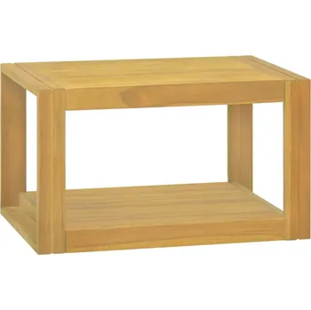Koupelnový nábytek ZBXL Nástěnná koupelnová skříňka 60 x 45 x 35 cm masivní teak