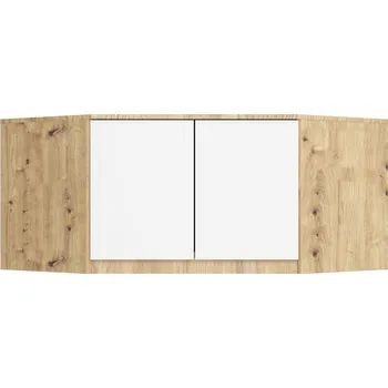 Šatní skříň Nástavec na rohovou šatní skříň CLP 100 cm dub artisan/bílý