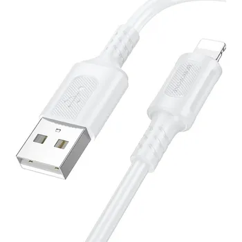Datový kabel Borofone BX111 Feliz USB-A - Lightning 2,4A 1 metr bílý