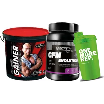 Protein Explomax Balíček pro nárůst svalů #1 -4000 g + 1000 g + 700 ml Příchuť: jahoda