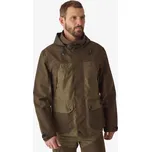 SOLOGNAC Lovecká nepromokavá bunda 520 XL KAŠTANOVÁ
