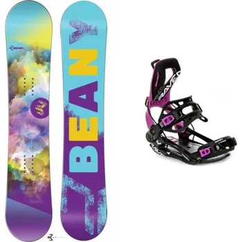 Snowboarding Beany Meadow dívčí snowboard + Raven FT360 black/fuchsia vázání 120 cm + S (EU 35-40) + DÁREK + Doprava ZDARMA