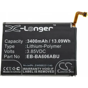 Baterie pro mobilní telefon VHBW Baterie pro Samsung Galaxy A60 / SM-A606, 3400 mAh