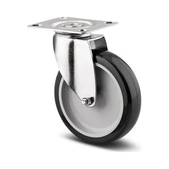 Pojezdové kolečko Agila TENTE Přístrojové kolečko 100mm, otočné, plotýnka, 1470PAO100P50