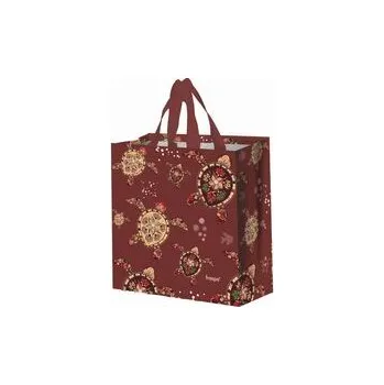 Nákupní taška na pamlsky želva 14 l, 30 x 33 x 14 cm hnědá