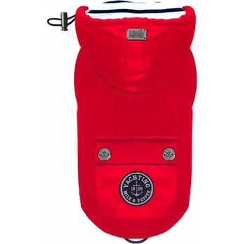 Obleček pro psa MILK&PEPPER Pláštěnka pro buldočky Tribord červená Velikost: 41L