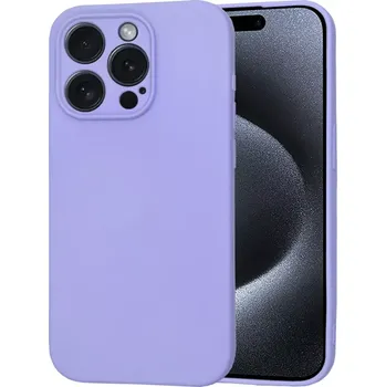 Pouzdro na mobilní telefon Kryt iPhone 15 Pro Techsuit SoftFlex - light purple