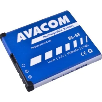 Baterie Avacom pro Nokia N95, E65, Li-Ion 3,6V 1000mAh (náhrada BL-5F)