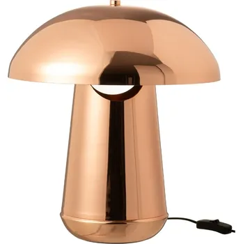 Lampička Měděná kovová stolní lampa J-line Mushroom