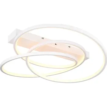 Trio Leuchten 649110131 DARVIN - Stropní bílý LED lustr s možností přepínání barvy světla, 2300+3000+4000K, LED 34W, 64 x 49cm (Moderní lustr s přepínáním barvy světla, stmívatelný vypínačem)