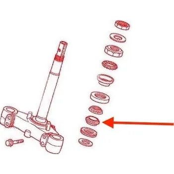 Honda Ložisko krku řízení spodní - spodní miska 53212KCW870