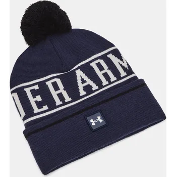 Čepice Pánská čepice Under Armour M Halftime Pom Beanie 1386634-410 Modrá OSFM