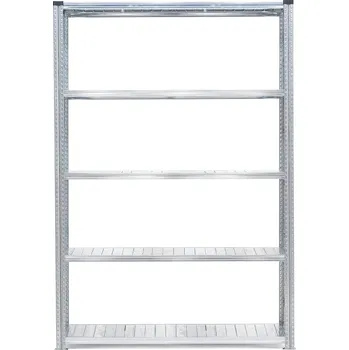Dílenský regál Skladový regál TRANSFORM, 5 polic, 2500x1200x320 mm