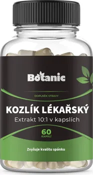 Přípravek na podporu paměti a spánku Botanic Kozlík lékařský 600 mg 60 cps.