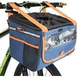 Nobby taška na kolo DEVANT na psa do 6 kg modrá