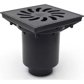 kanalizace Chudej CHUDĚJ KVS 160 S-P kanalizační vpusť DN160 spodní, plastová mřížka