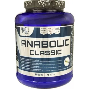 Protein NutriStar Anabolic Classic Gainer 3000 g Příchuť: vanilka