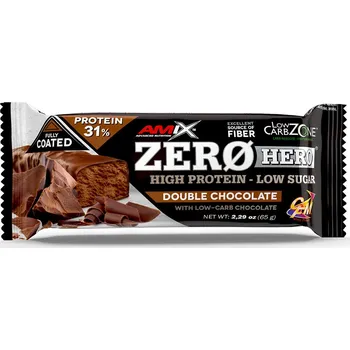 Amix ZERO HERO 31% PROTEIN BAR 65g Příchuť: Chocolate-Coconut