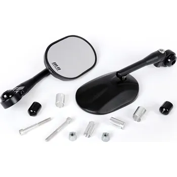 Zrcátko pro motocykl Moto Nostra Zrcátka Moto Nostra 1404 do řídítek černá mat - sada 51808