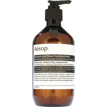 Mýdlo Aesop Geranium Leaf Rinse-Free Hand Wash bezoplachový mycí gel na ruce s geraniem 500 ml