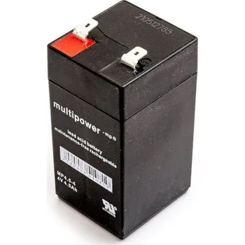 Záložní baterie Akumulátor 4V / 4,5Ah olověný - MP4.5-4 Multipower FASTON 250