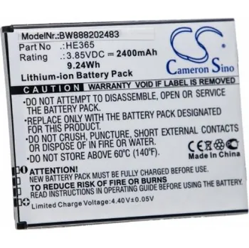 Baterie pro mobilní telefon VHBW Baterie pro Nokia 1 Plus / TA-1130, 2400 mAh