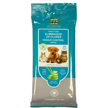 Antiparazitikum pro psa Vlhčené utěrky pro domácí zvířata Menforsan (24 Kusy)