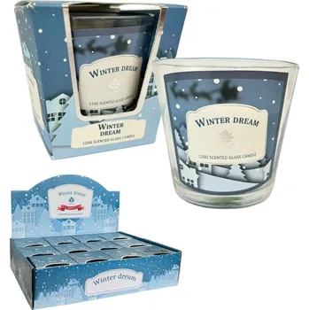 Svíčka AROME vánoční svíčka vosková ve skle 120g Winter dream 0321 934315,00