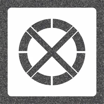 ŠABLONY PE - ZÁKAZ ZASTAVENÍ 1 barva Plast PE 1 mm symbol PE 300mm