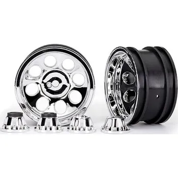 RC náhradní díl Traxxas disk 2.2" classic chromovaný s poklicemi (2) (pro 8255A)