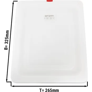 Dóza na potraviny G.Gastro Polypropylenové GN víko 1/2 - mléčné