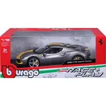 Bburago Ferrari 296 GTB Assetto Fiorano 1:18 šedá - expresní doprava